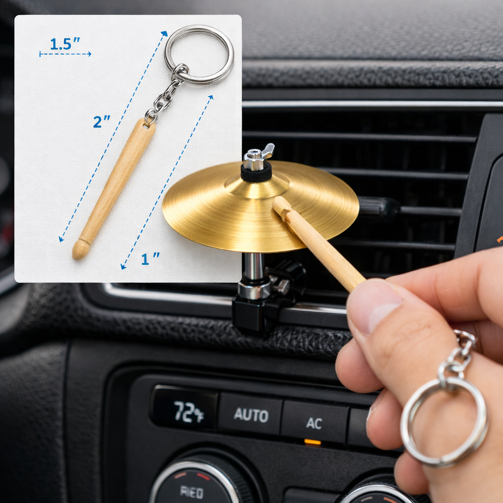 Mini Drumstick Keychain