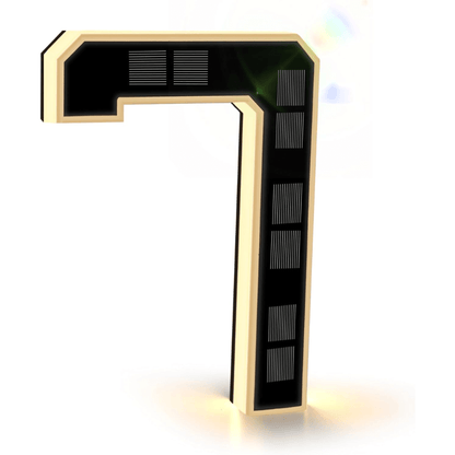 9-Inch Solar Lighted House Numbers for Outside