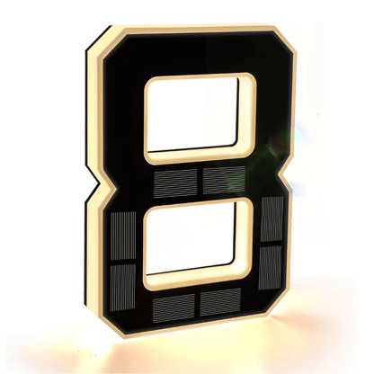 9-Inch Solar Lighted House Numbers for Outside