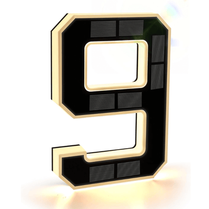 9-Inch Solar Lighted House Numbers for Outside